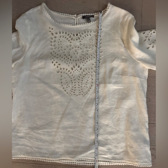 Neiman Marcus 100% linen long sleeve blouse and top XL - Picture 8 of 8